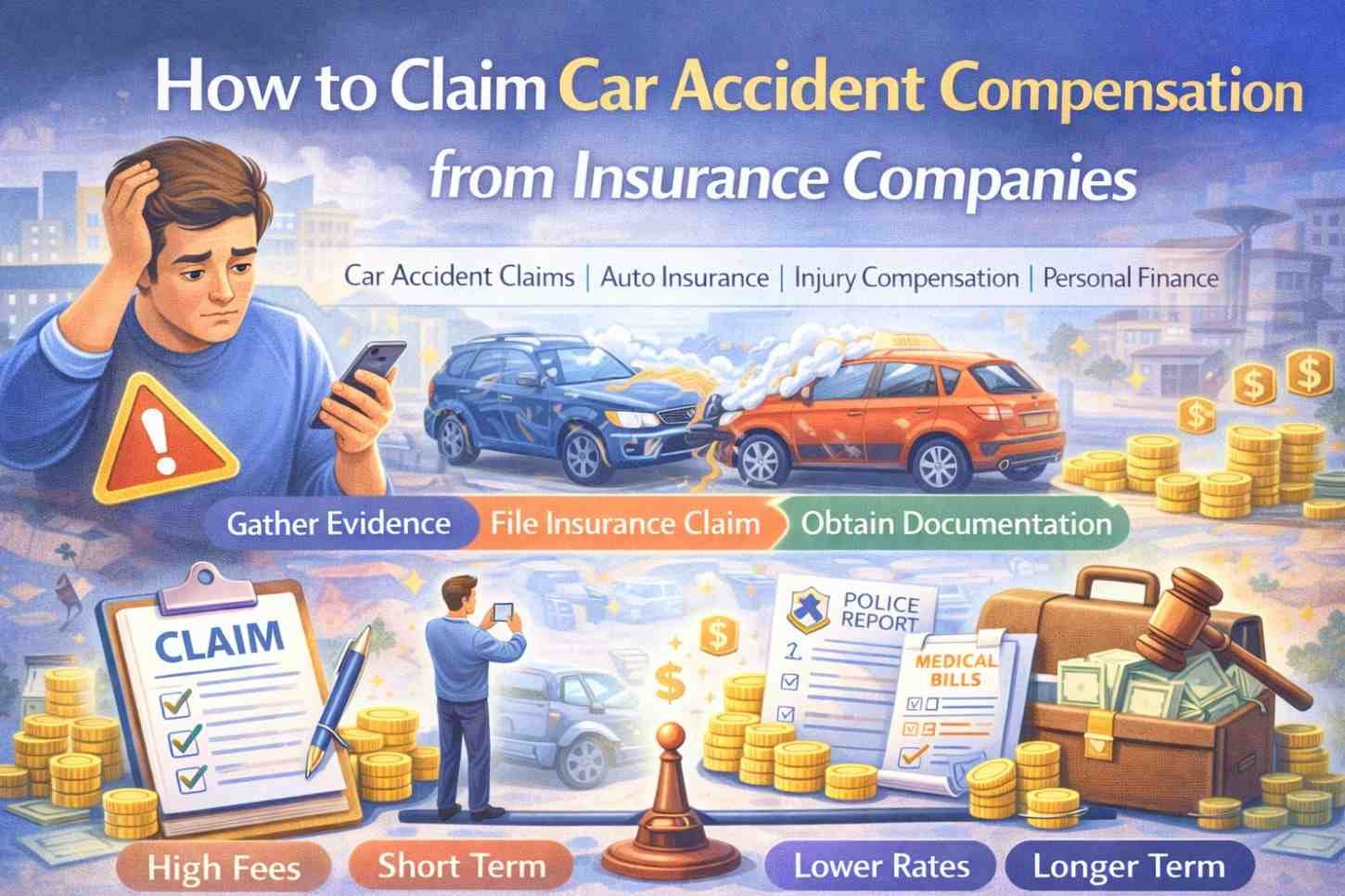 How to Claim Car Accident Compensation from Insurance Companies